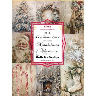 Toppers Notabilities of christmas 24 stk 7x10cm 200g